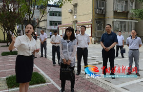 省考核组到保康考核验收省级文明县城创建工作