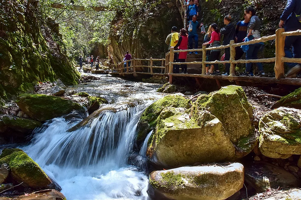 南漳五道峡风景区图片