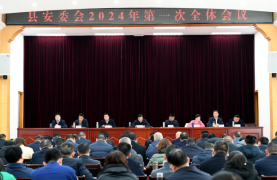 县安委会召开2024年第一次全体会议